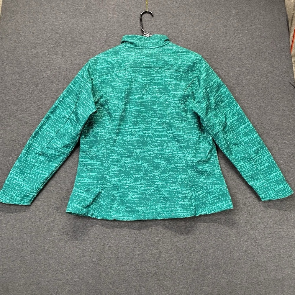Eddie Bauer Flexion Jacket Womens XL Wind foil Green Seapine Soft Shell NWT - Picture 12 of 13
